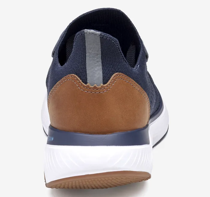 Miles Knit LaceUp Navy Knit Shoes Johnston and Murphy Men