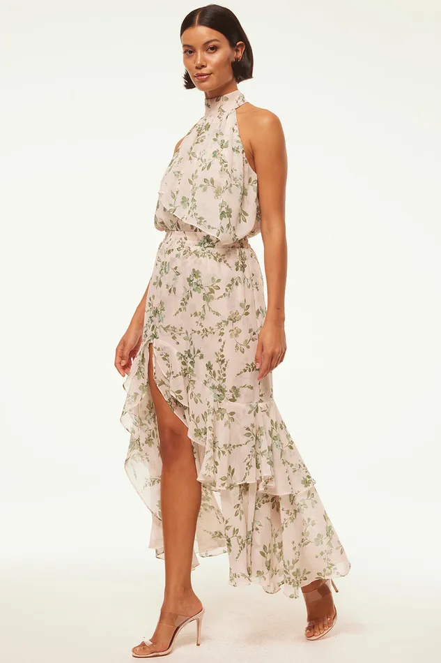 Misa Los Angeles Anka Top White Sage Botanica Women Matching Sets