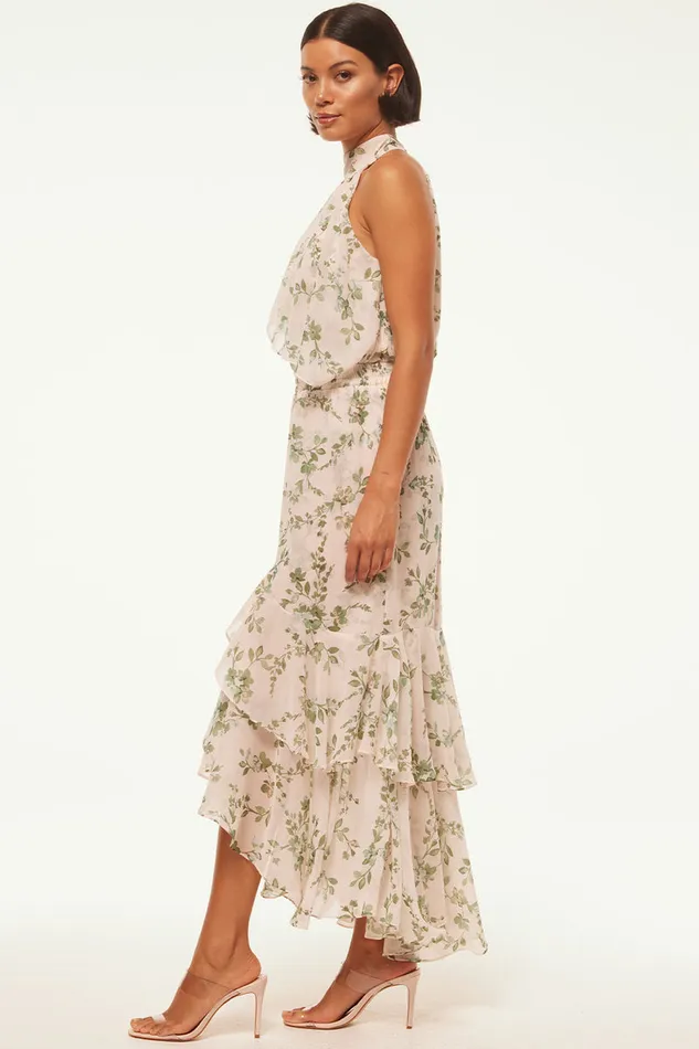 Misa Los Angeles Anka Top White Sage Botanica Women Matching Sets