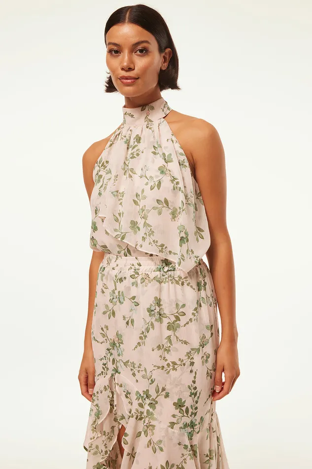 Misa Los Angeles Anka Top White Sage Botanica Women Tops