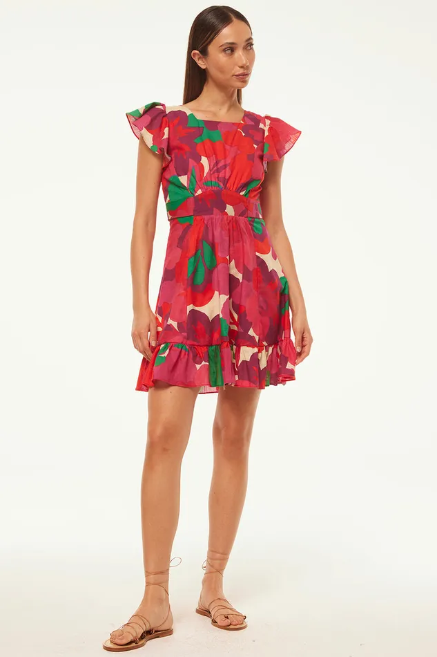 Misa Los Angeles Belinda Dress Flora Rosada Women Dresses