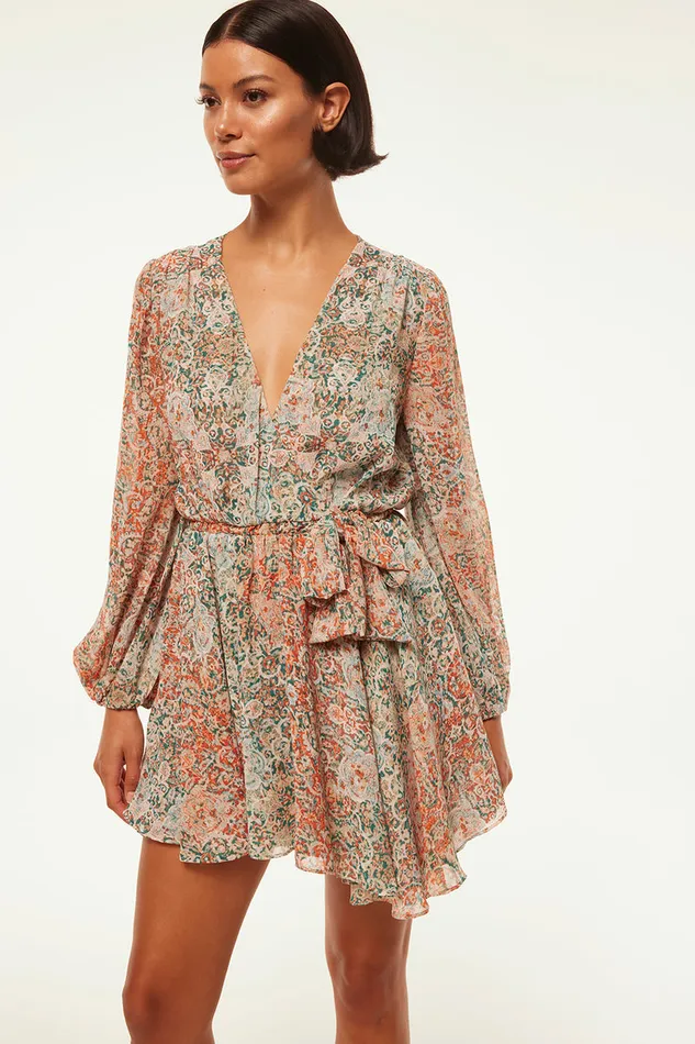 Misa Los Angeles Caria Dress Ombre Tapestry Women Dresses
