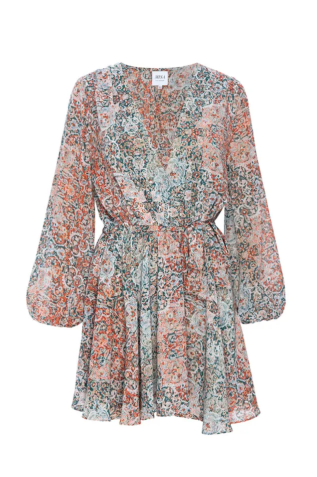 Misa Los Angeles Caria Dress Ombre Tapestry Women Dresses