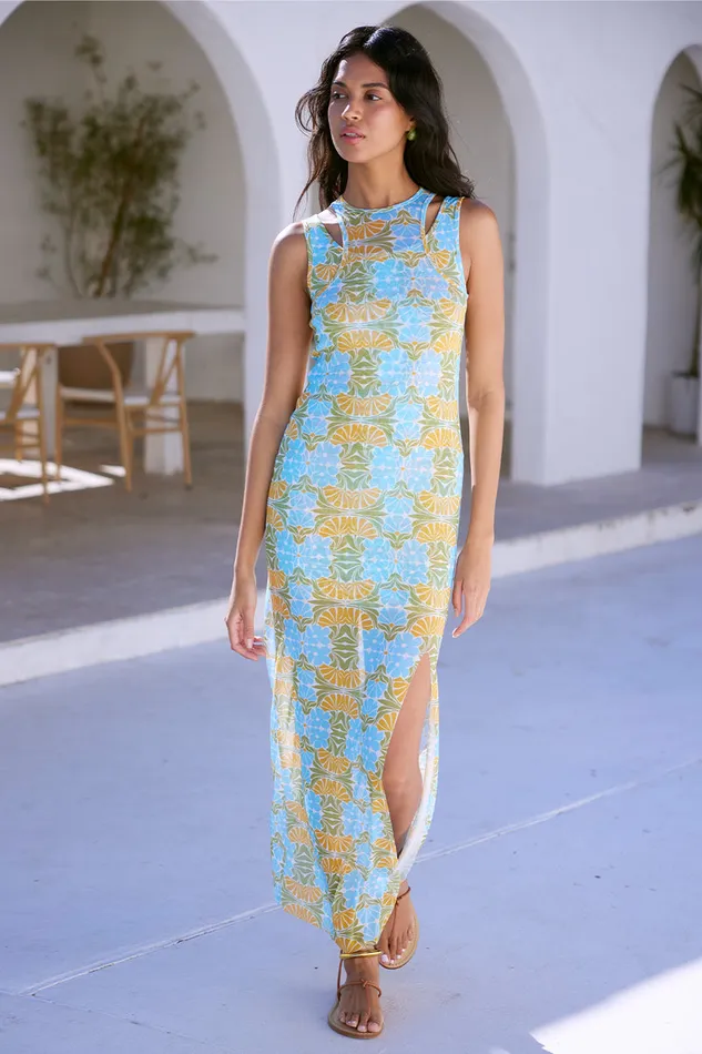 Misa Los Angeles Fernanda Dress Citrus Slice Women Dresses