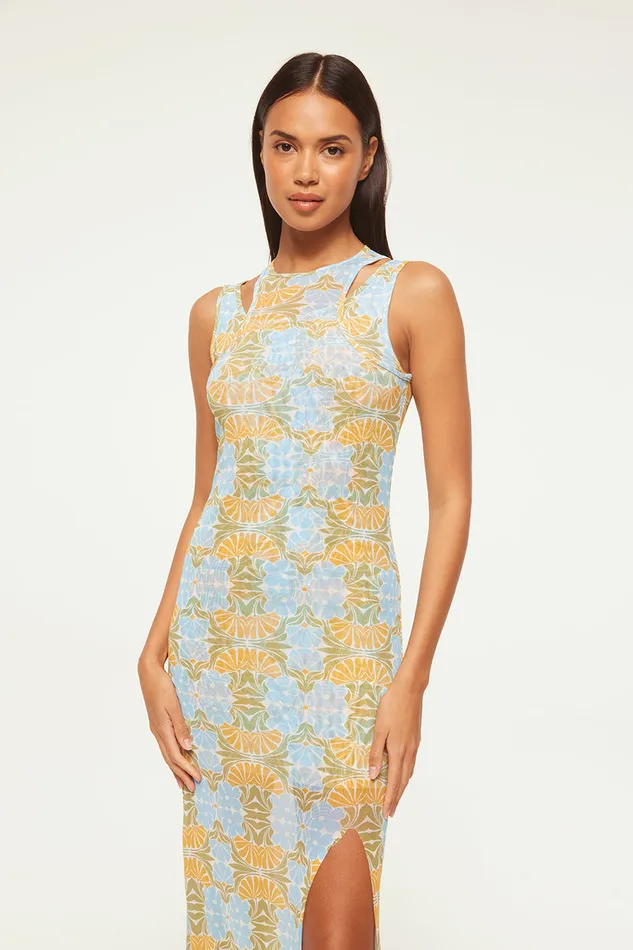 Misa Los Angeles Fernanda Dress Citrus Slice Women Dresses