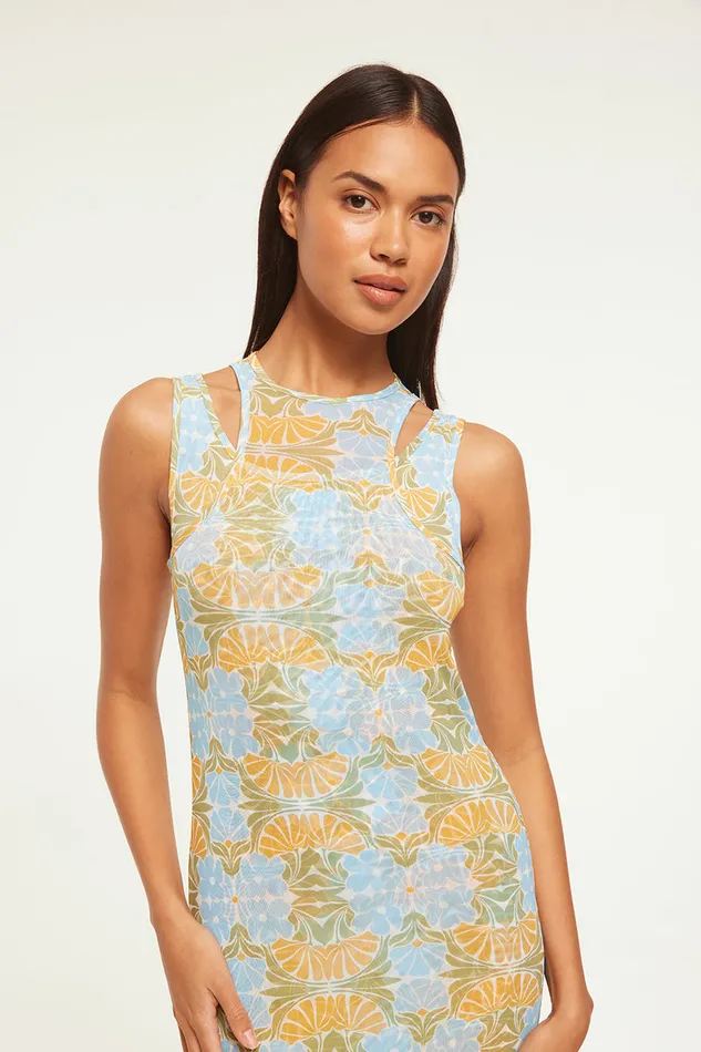 Misa Los Angeles Fernanda Dress Citrus Slice Women Dresses