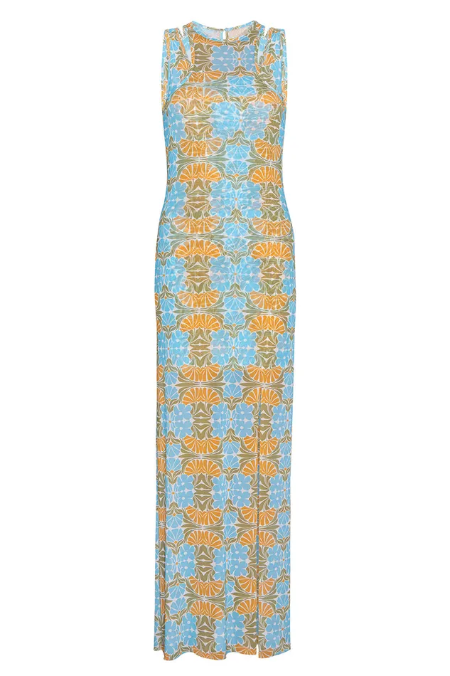 Misa Los Angeles Fernanda Dress Citrus Slice Women Dresses