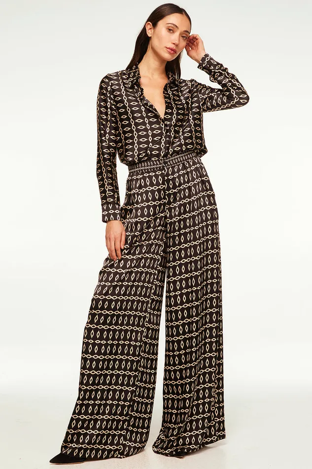 Misa Los Angeles Lemor Pant Go West Geo Mix Women Pants