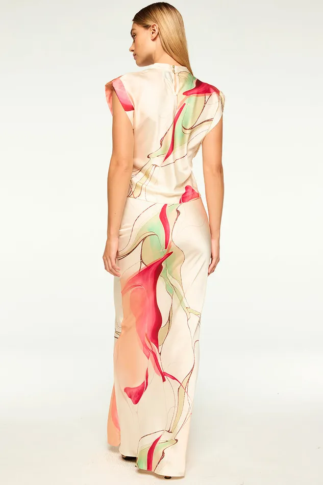 Misa Los Angeles Lucy Top Divine Marble Women Tops