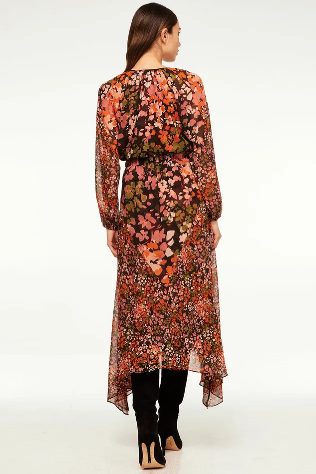 Misa Los Angeles Maral Skirt Autumn Flora Mix Women Matching Sets