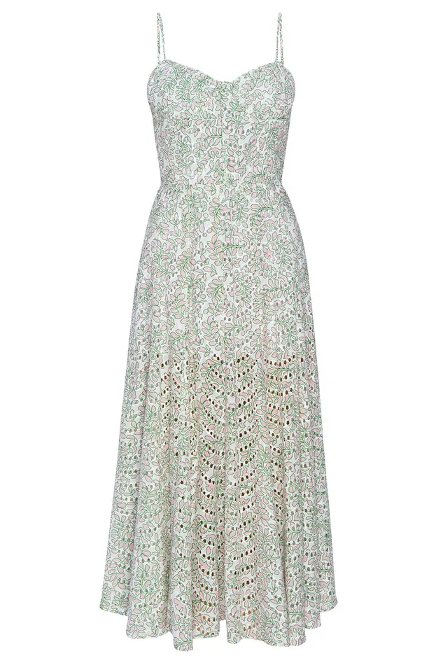 Misa Los Angeles Marina Dress Dewdrop Eyelet Women Dresses
