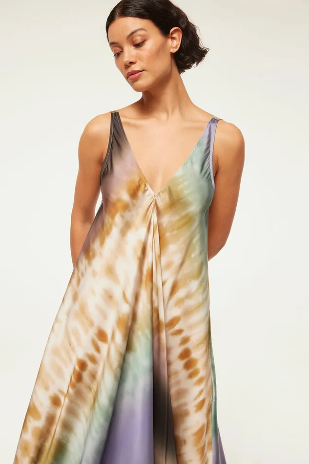 Misa Los Angeles Notta Dress Cerulean Ombre Women Dresses
