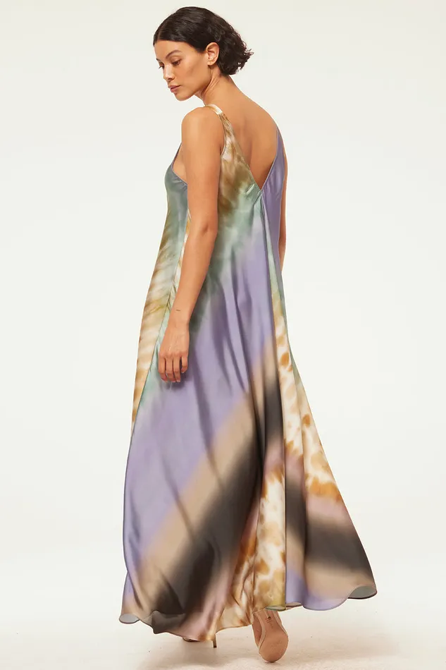 Misa Los Angeles Notta Dress Cerulean Ombre Women Dresses