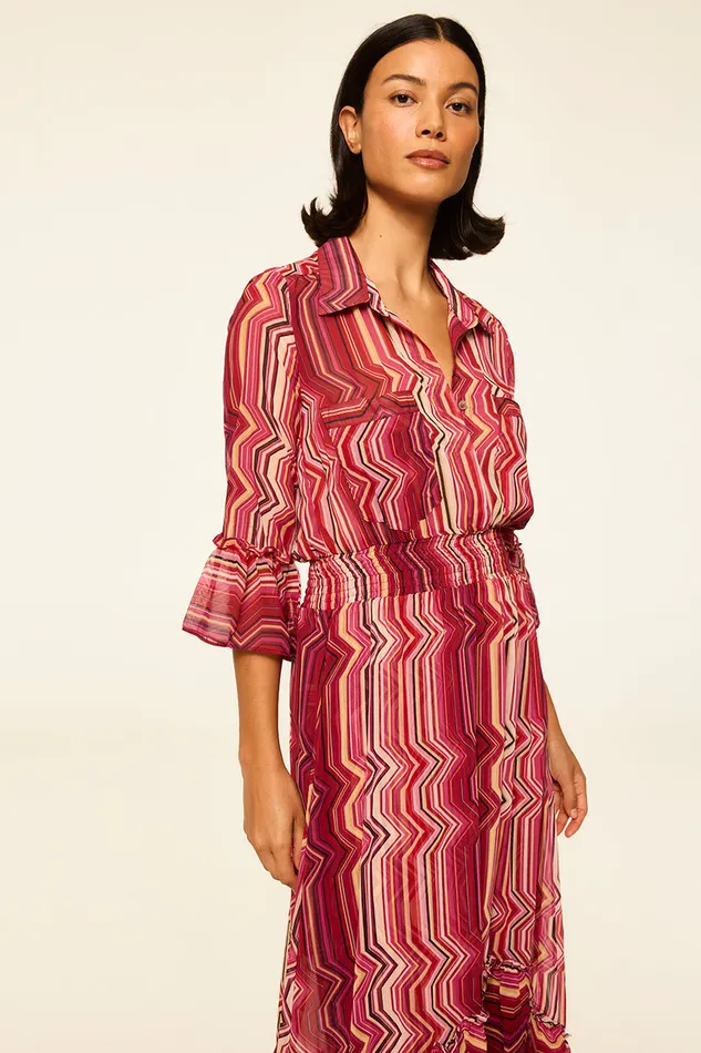 Misa Los Angeles Ofelia Dress La Banda Crimson Women Dresses
