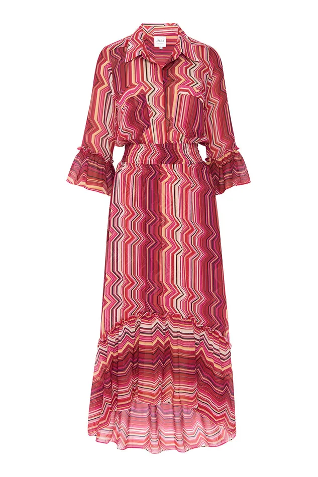Misa Los Angeles Ofelia Dress La Banda Crimson Women Dresses