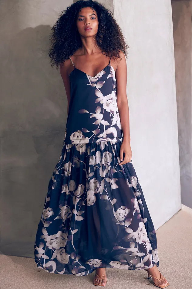 Misa Los Angeles Pauline Dress Faded Rose Mix Women Dresses