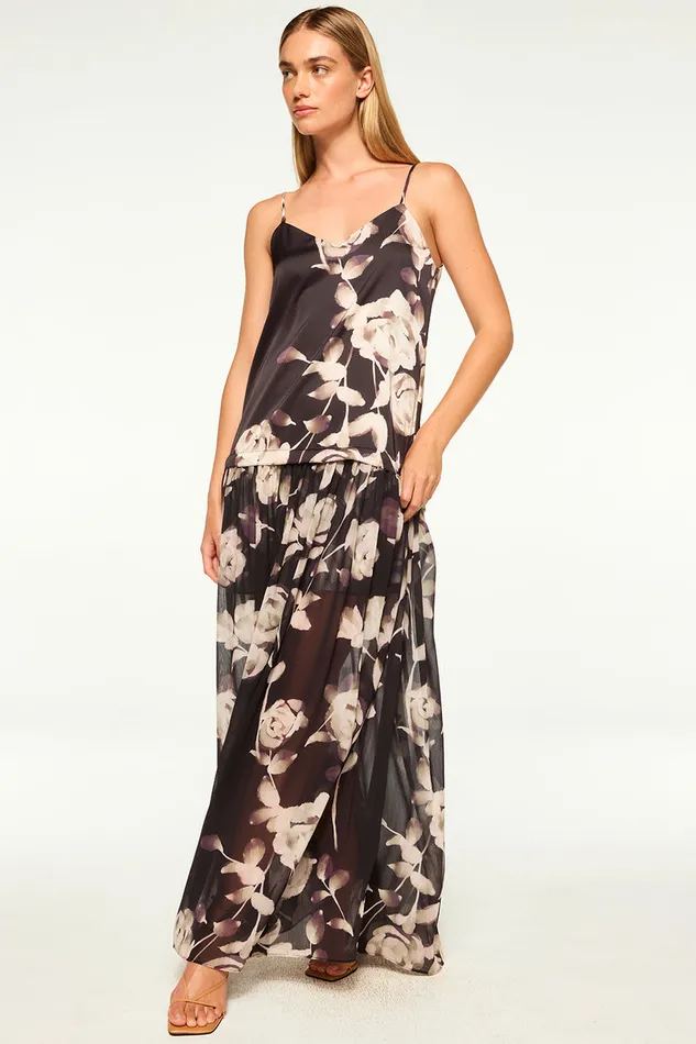 Misa Los Angeles Pauline Dress Faded Rose Mix Women Dresses