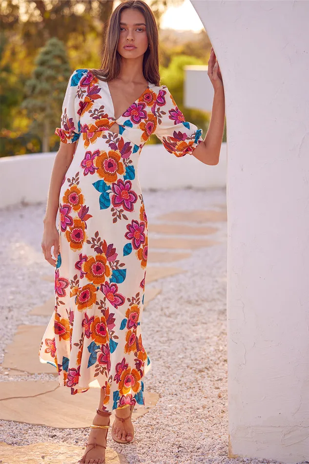 Misa Los Angeles Wallis Dress Flora Marbella Women Dresses