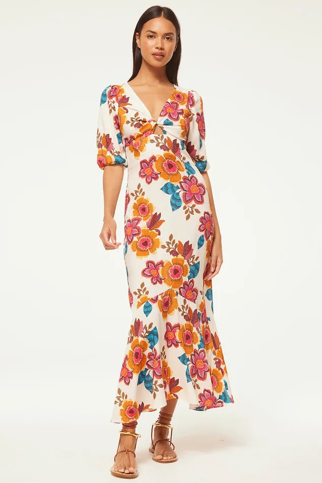 Misa Los Angeles Wallis Dress Flora Marbella Women Dresses