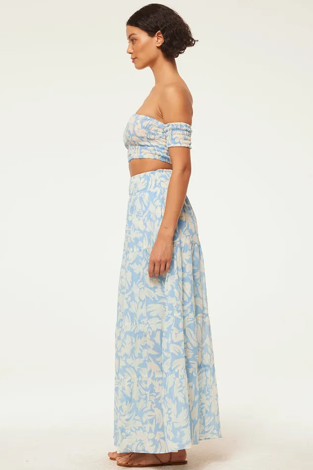 Misa Los Angeles Yelena Skirt Patmos Sky Women Skirts and Shorts