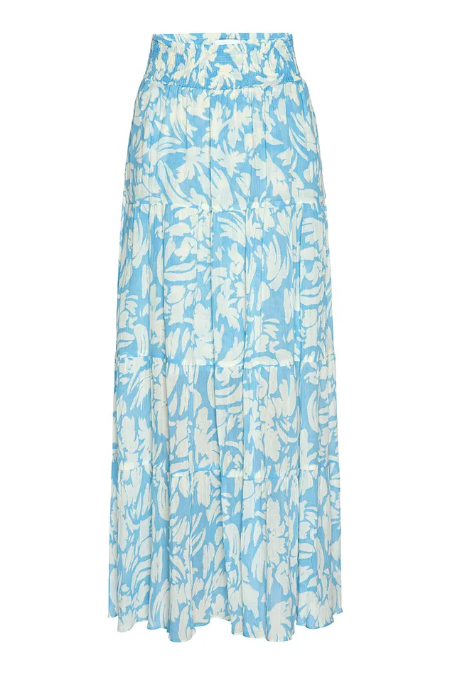 Misa Los Angeles Yelena Skirt Patmos Sky Women Skirts and Shorts