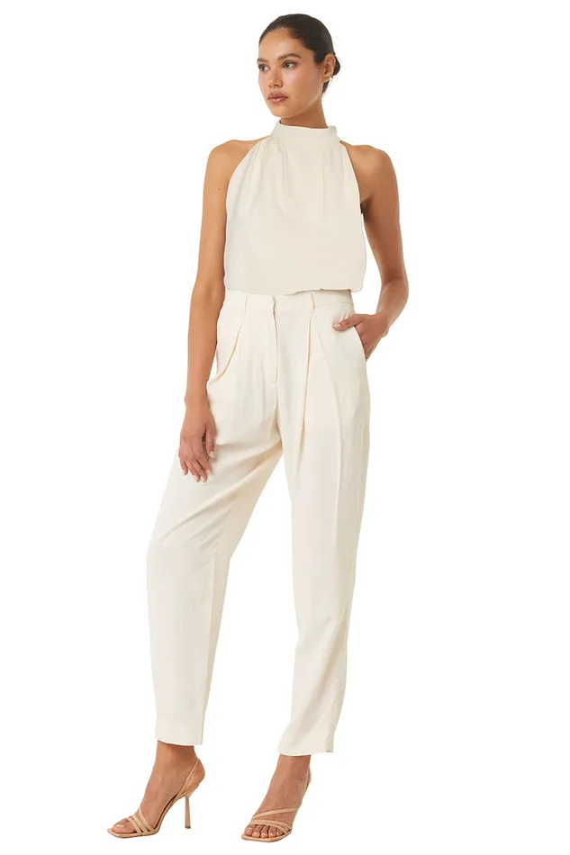 Misa Los Angeles Yvan Top Ivory Women Tops