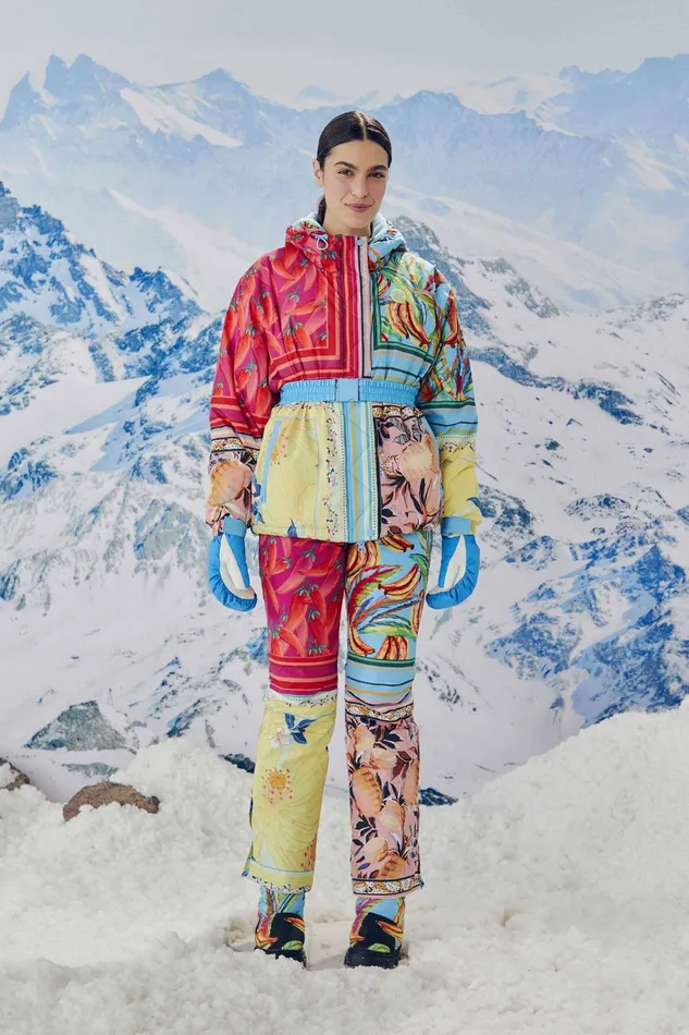 Mixed Scarves Ski Puffer Jacket Women Farm Rio Puffer Jackets