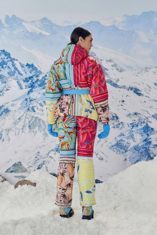 Mixed Scarves Ski Puffer Jacket Women Farm Rio Puffer Jackets