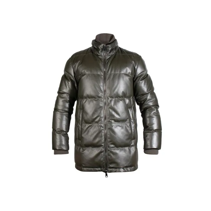 Moreschi Jacket Green Leather Jacket 8211 Men