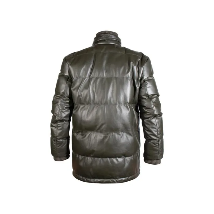 Moreschi Jacket Green Leather Jacket 8211 Men