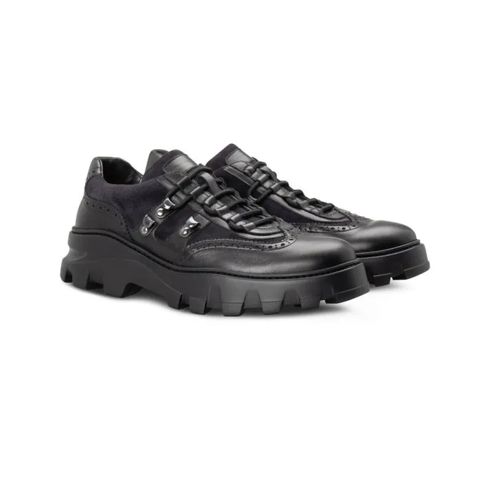 Moreschi Lace Ups Black Leather Lace Up 8211 Men