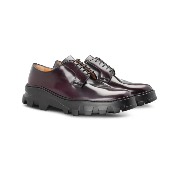 Moreschi Lace Ups Burgundy Leather Derby 8211 Men