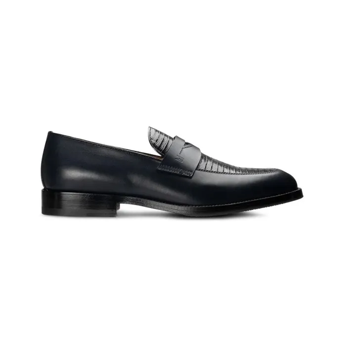 Moreschi Loafers Dark Blue Fine Leather Loafer 8211 Men