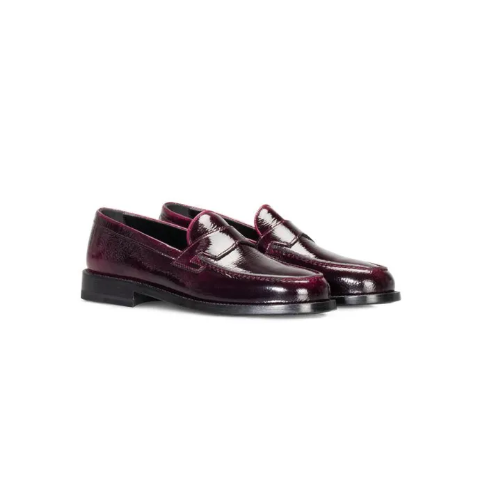 Moreschi Loafers FOR HER 8211 Burgundy Leather Loafer 8211 Women