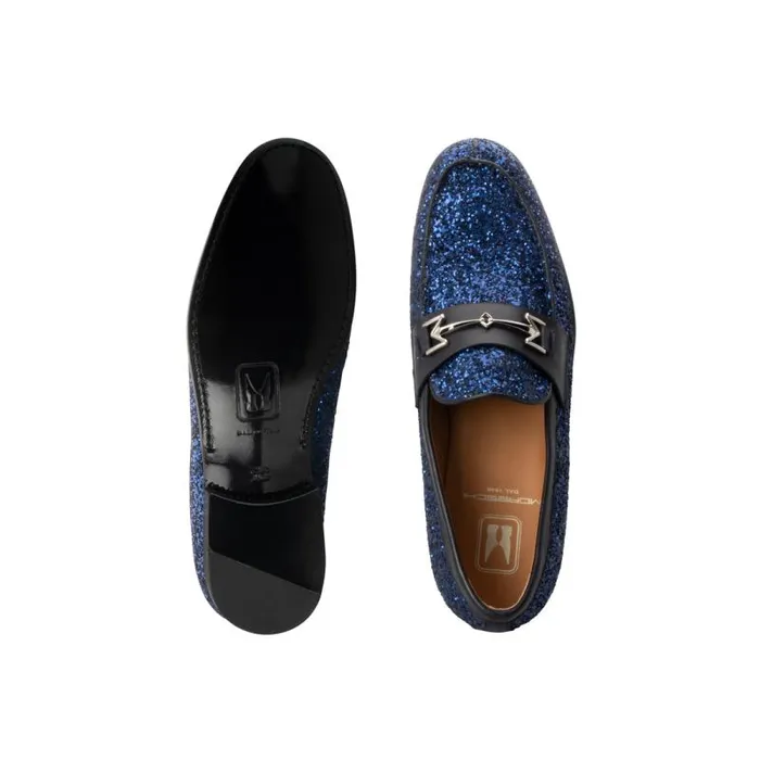 Moreschi Loafers FOR HIM 8211 Blue Glitter Loafer 8211 Men