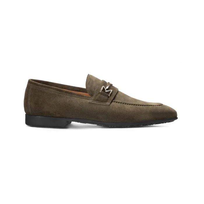 Moreschi Loafers Green Suede Loafer 8211 Men