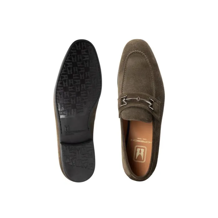 Moreschi Loafers Green Suede Loafer 8211 Men