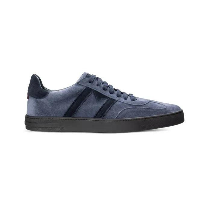 Moreschi Sneakers Blue Navy Suede Sneaker 8211 Men