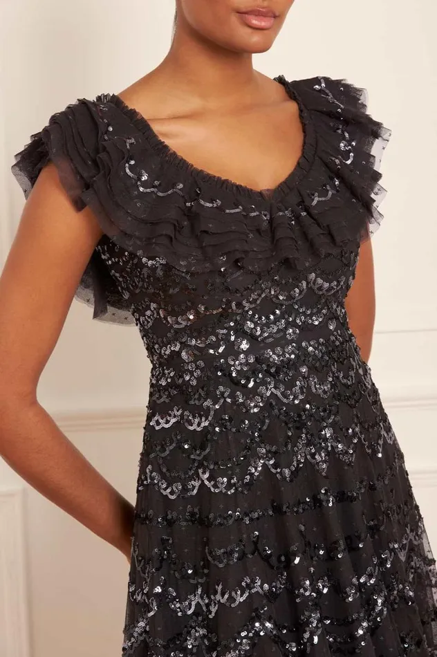 Needle and Thread Dresses Everthine Ankle Gown Black 8211 Women