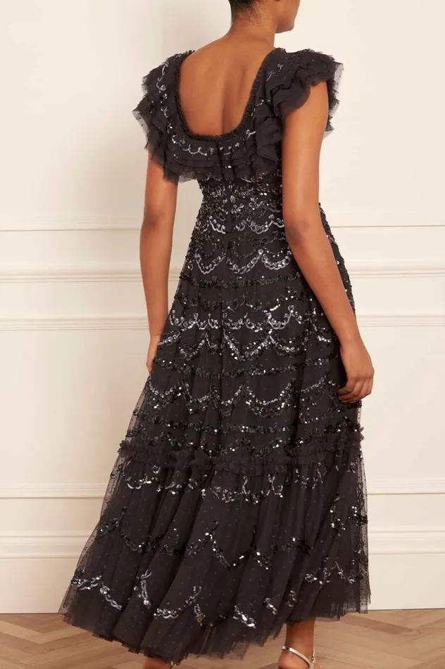 Needle and Thread Dresses Everthine Ankle Gown Black 8211 Women