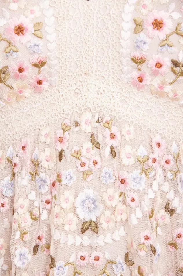 Needle and Thread Dresses Garland Ribbon Midaxi Dress Champagne 8211 Women