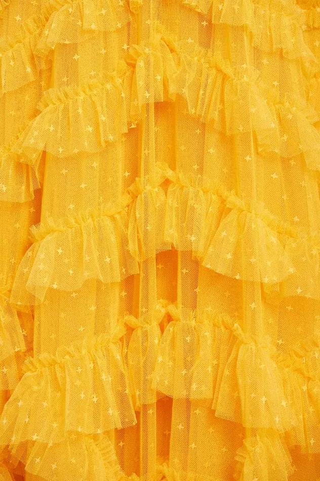 Needle and Thread Dresses Lana Round Neck Gown Yellow 8211 Women
