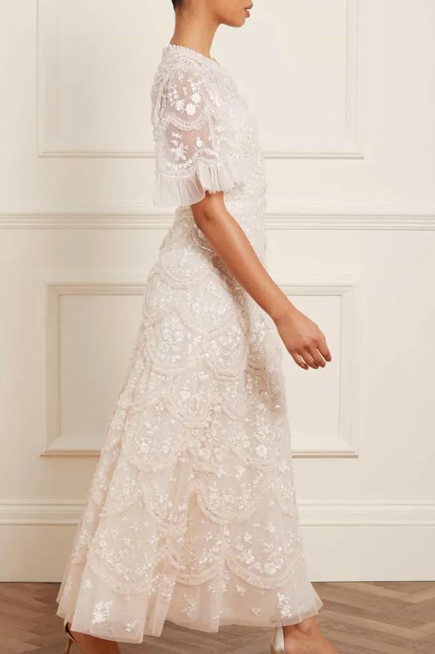 Needle and Thread Dresses Lily Bloom Ankle Gown Champagne 8211 Women