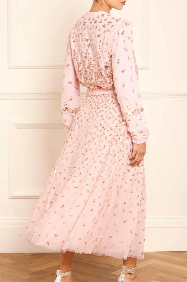 Needle and Thread Skirts Autumn Leaves Ballerina Skirt Pink 8211 Women