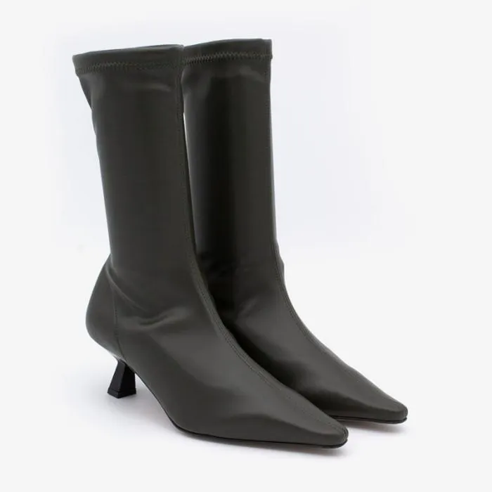ngel Alarcn Boots And Booties Woman WIELMIA Strech Pointedtoe Heeled Boots