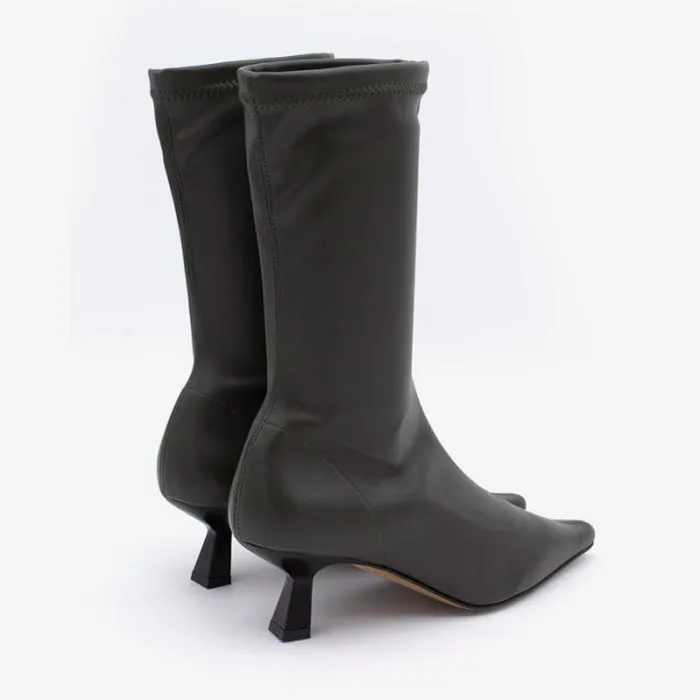 ngel Alarcn Boots And Booties Woman WIELMIA Strech Pointedtoe Heeled Boots
