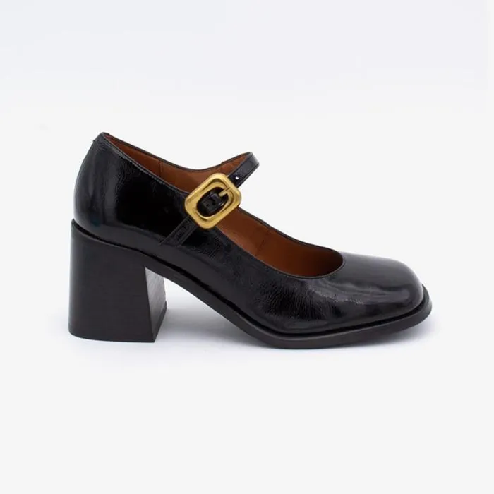 ngel Alarcn Last Units Woman ACELEA 8211 Mary Jane Shoes With Rounded Toe Wide Heel