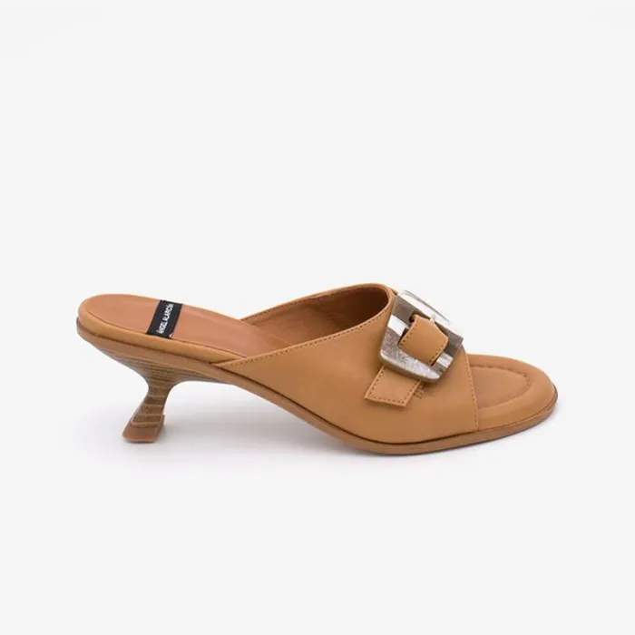 ngel Alarcn Mules Woman FASAL 8211 Mule With Tortoiseshell Embellishment With Low Heel