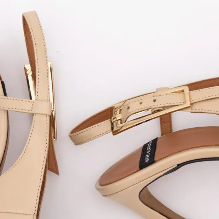 ngel Alarcn Pumps And High Heels Woman LADES 8211 Leather Ankle Strap Pointedtoe Stiletto