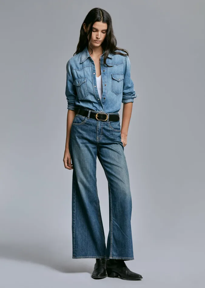 Nili Lotan Denim Women MARLENE JEAN Classic Wash